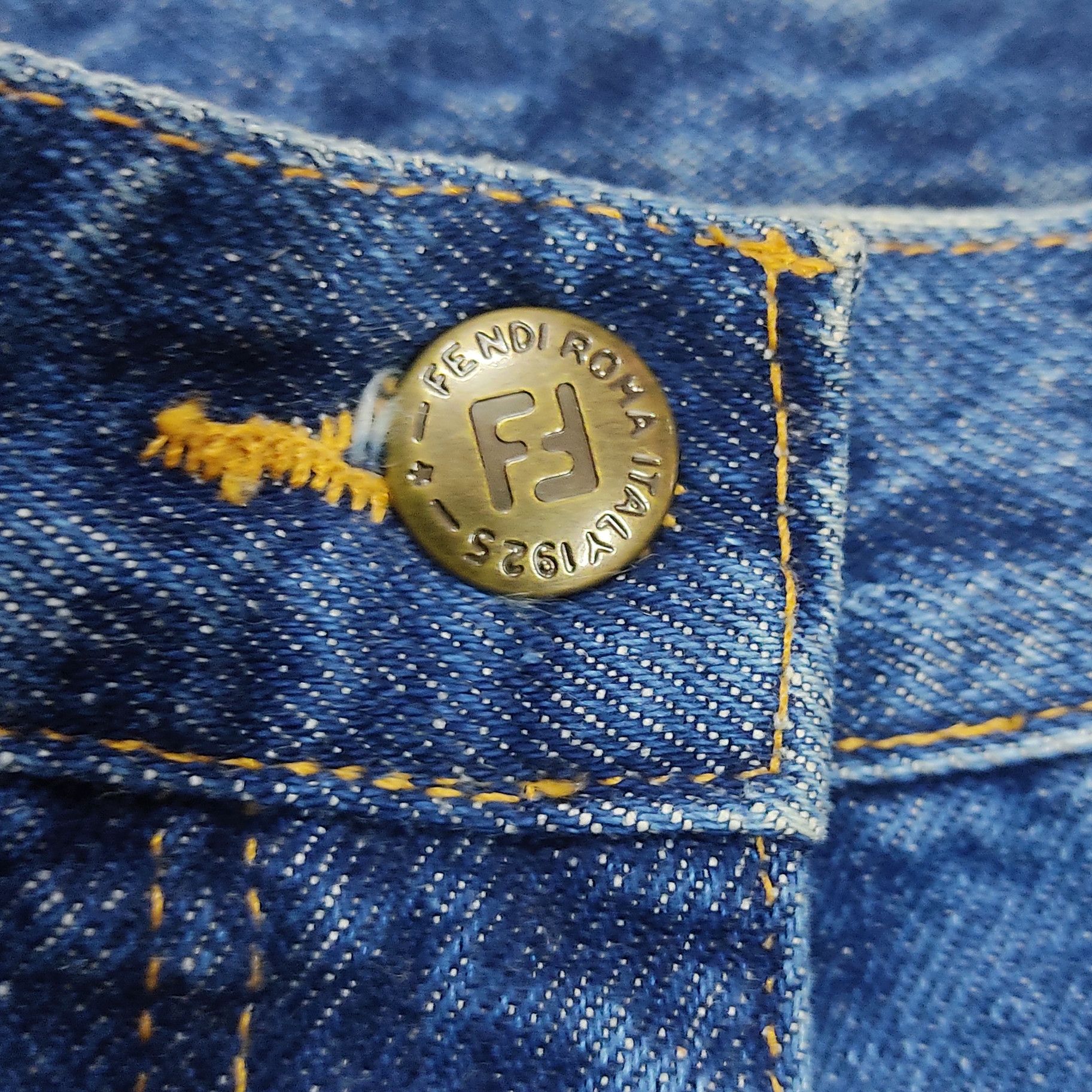 Fendi Fendi Mid Rise 5 Pockets Flare Blue Denim Pants Size 28" / US 6 / IT 42 - 7 Thumbnail