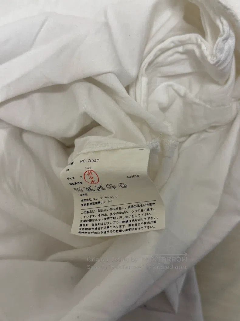 Comme des Garcons Comme Des Garcons White Long Sleeve Chinese Shirt Dress Size S / US 4 / IT 40 - 5 Thumbnail