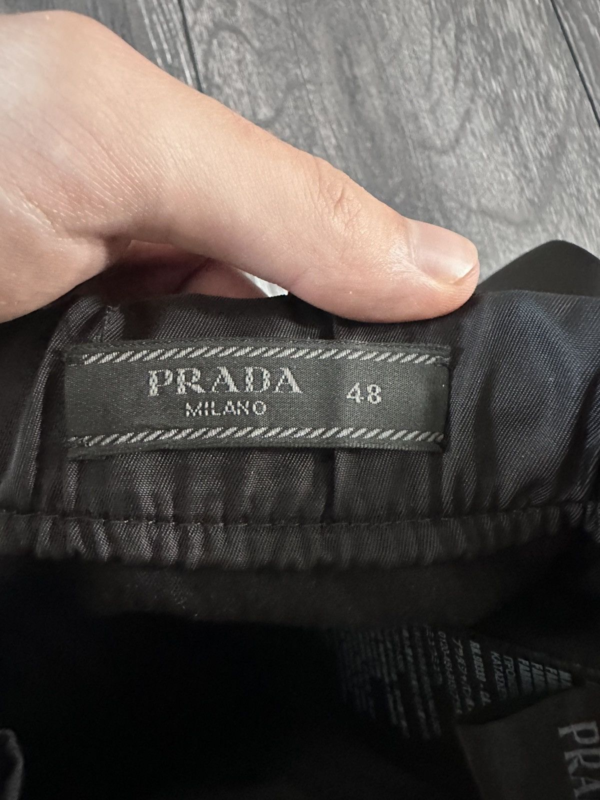 Prada prada re-nylon gabardine triangle logo trackpants joggers Size US 31 - 6 Thumbnail