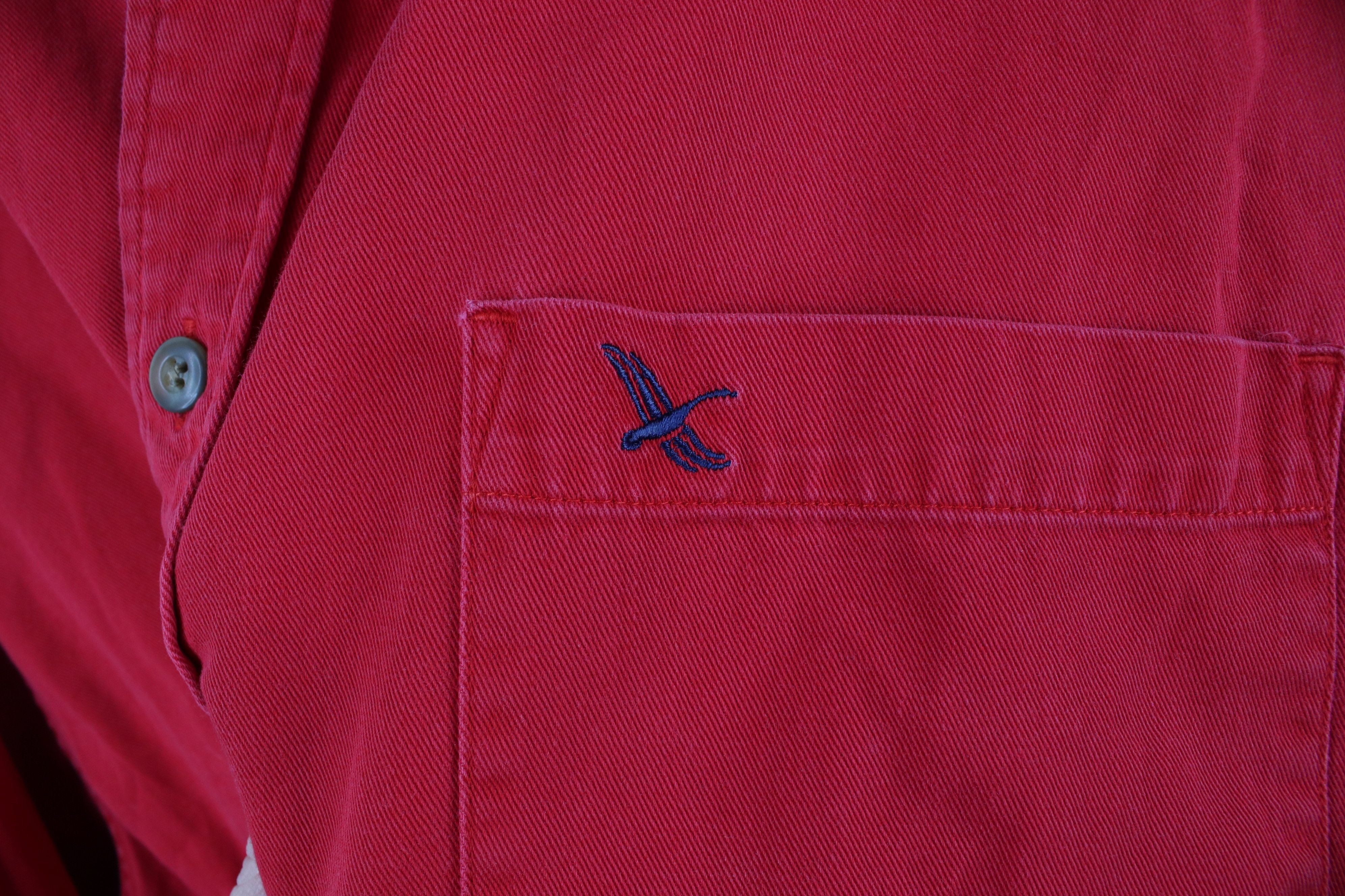 Eddie Bauer × Vintage Vintage 90s Eddie Bauer Cotton Twill Button Down Shirt Size US XXL / EU 58 / 5 - 4 Thumbnail