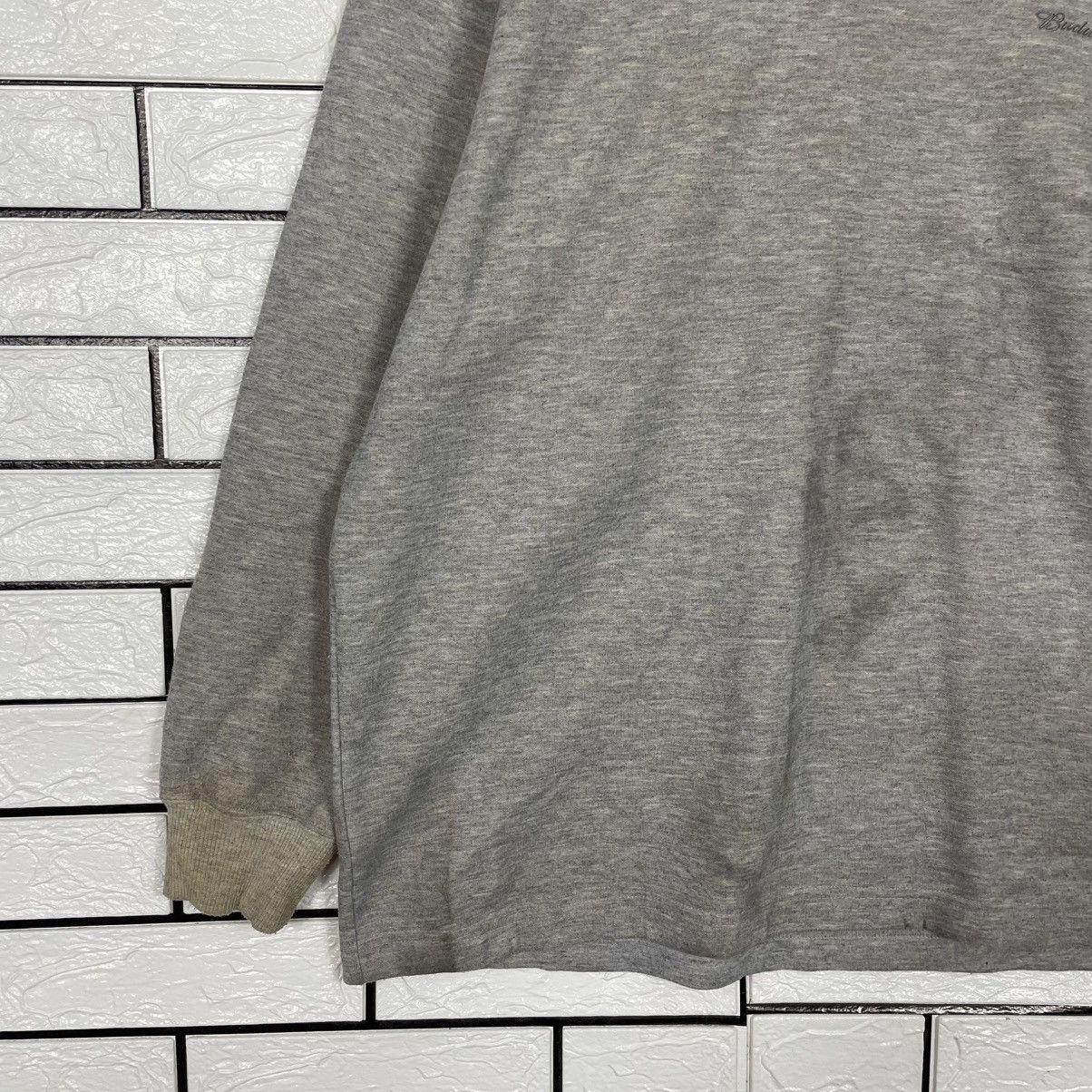Budweiser Budweiser Plain Gray Sweatshirt Size US L / EU 52-54 / 3 - 3 Thumbnail