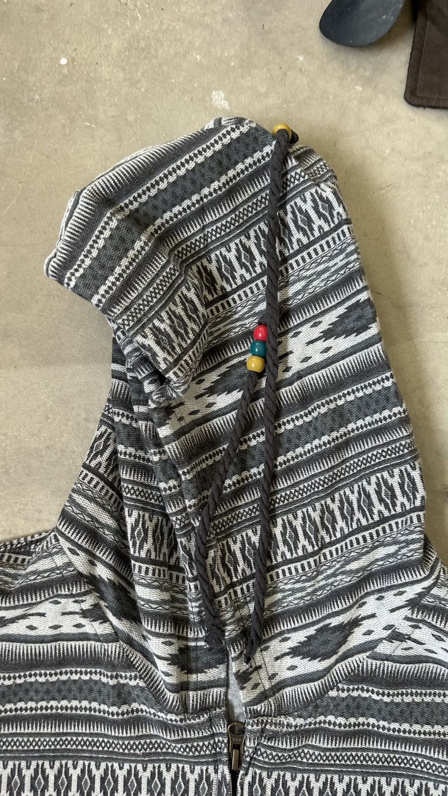 Japanese Brand SORRIDERE SHORT SLEEVE AZTEC HOODIE Size US M / EU 48-50 / 2 - 6 Thumbnail
