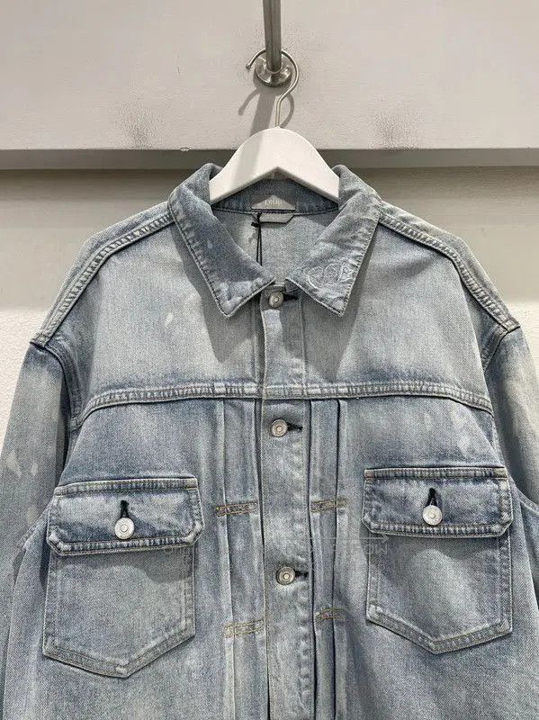 Dior Dior Light Blue Cotton Long Sleeve Jacket . Size US L / EU 52-54 / 3 - 3 Thumbnail
