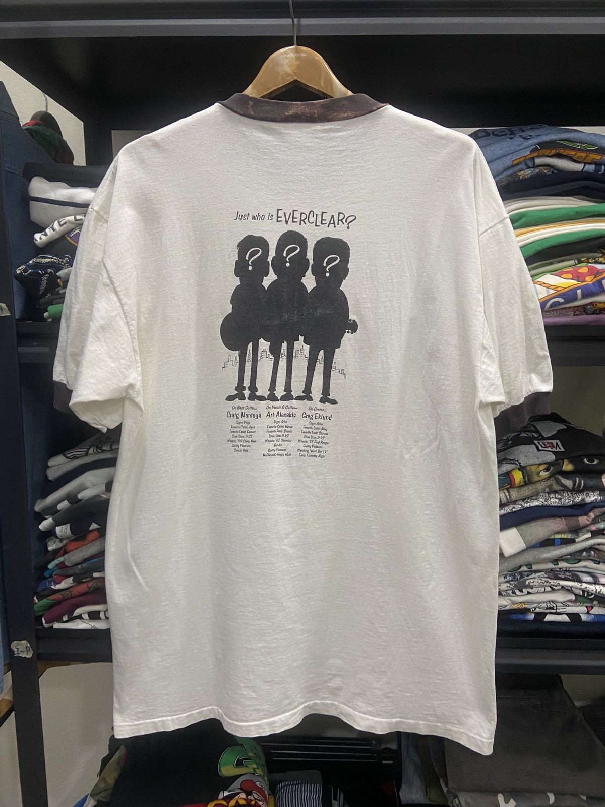 Vintage 90s Everclear Alternative Rock tour Band TShirt