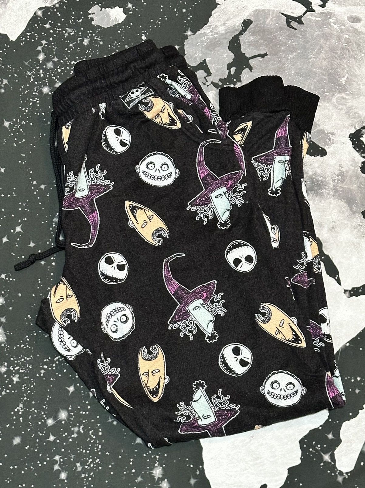 Disney Nightmare Before Christmas Pajama Bottoms Size 26" / US 2 / IT 38 - 2 Thumbnail