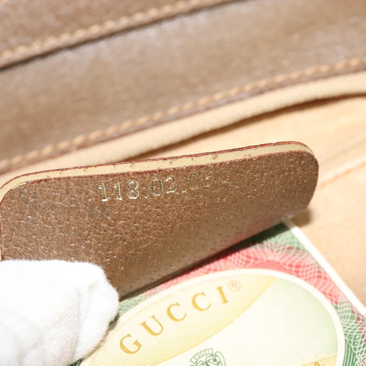 Gucci GUCCI GG Supreme Shoulder Bag Pvc Beige Gold 118 02 050 Size ONE SIZE - 22 Thumbnail