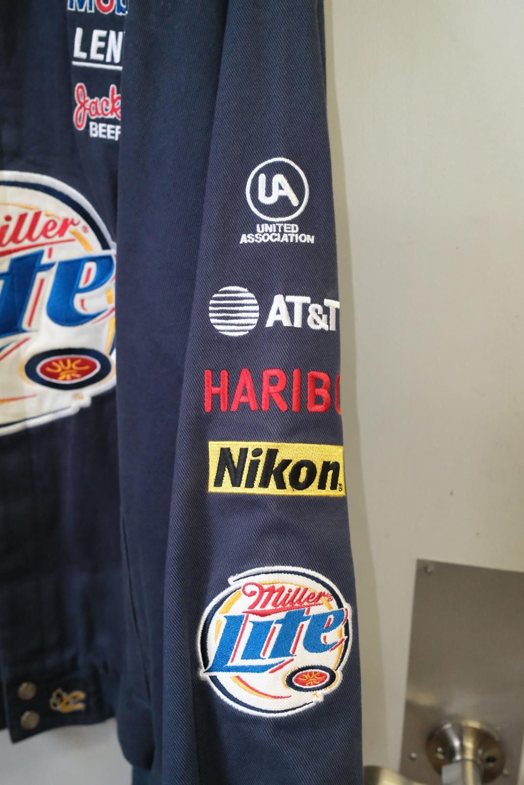 Chase Authentics 00s Chase Authentic Miller Lite Nascar Winston Cup Jacket Size ONE SIZE - 4 Thumbnail