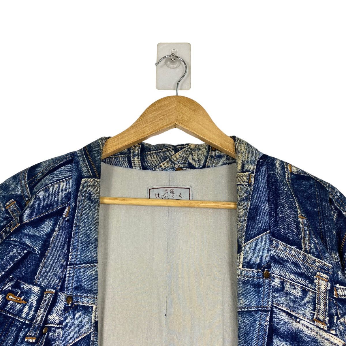 Indigo 💥RARE💥 Ice Berg Printed Kimono Hanten Size US M / EU 48-50 / 2 - 6 Thumbnail