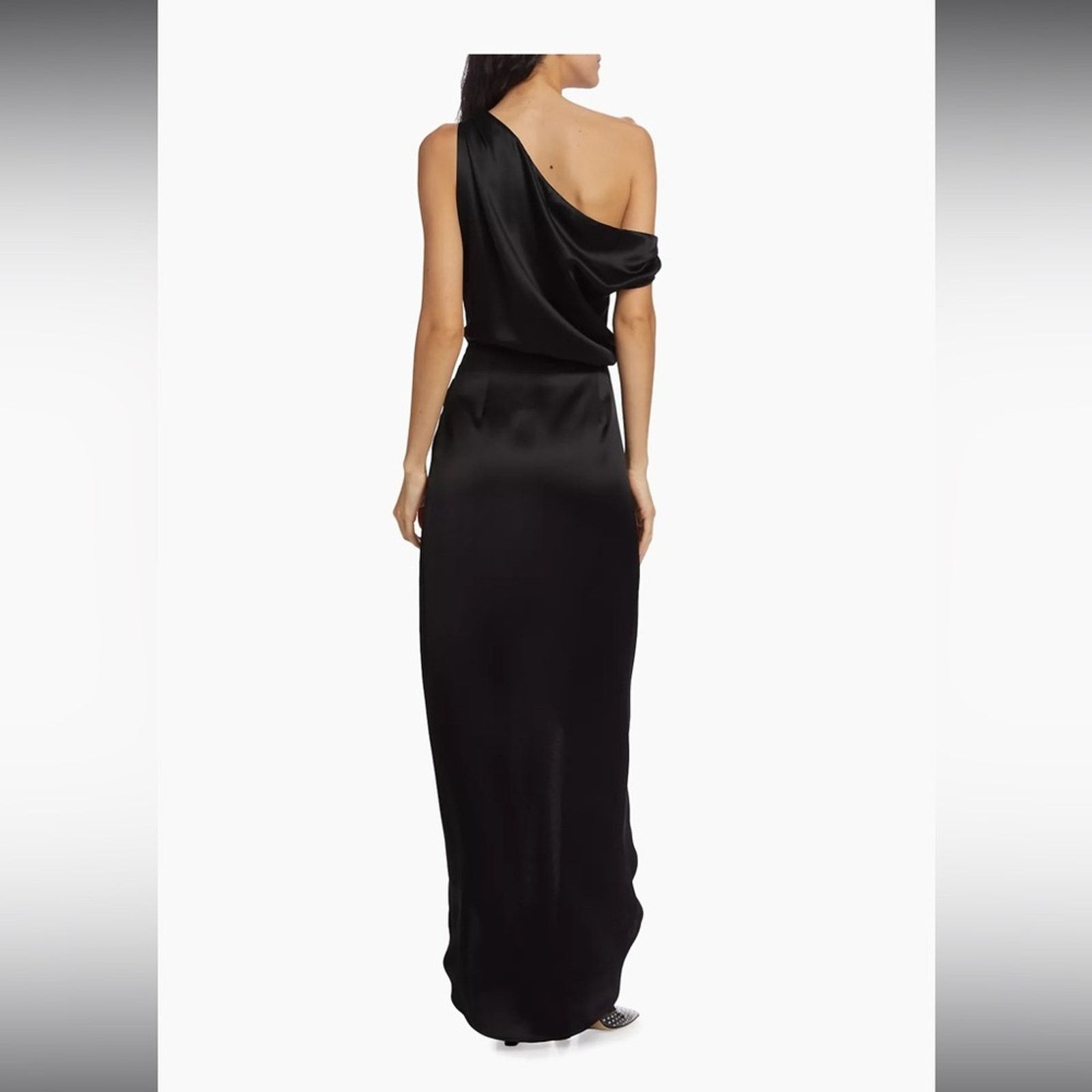 REVOLVE Nonchalant Label Dinah Draped Dress Black S Size S / US 4 / IT 40 - 7 Thumbnail