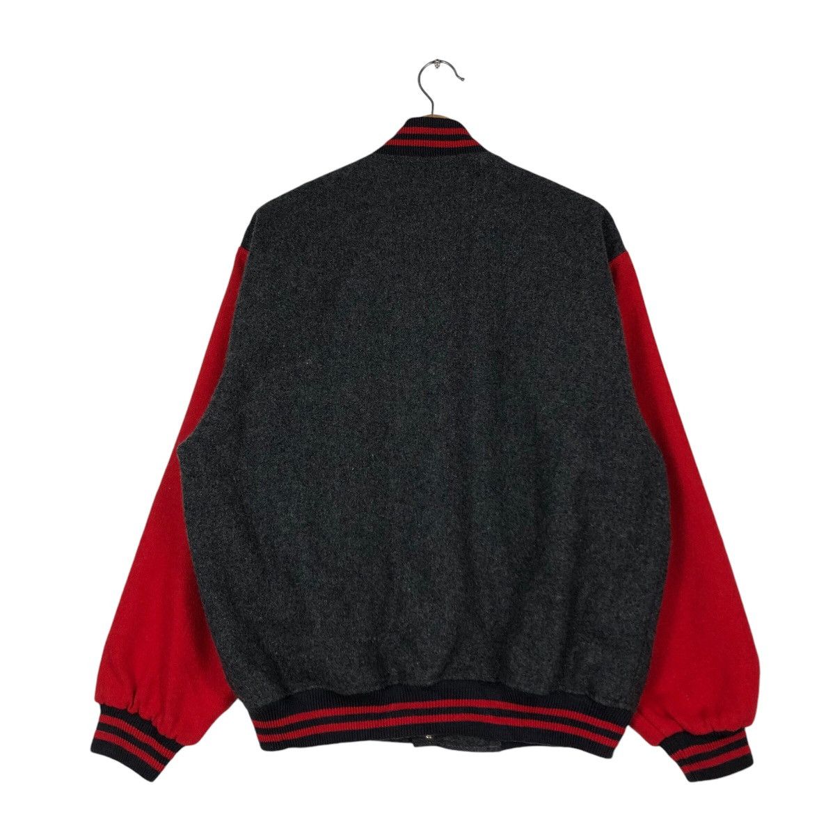 Japanese Brand Vintage Wool Varsity Bomber Jacket Crocodile Sports BigLogo Size US M / EU 48-50 / 2 - 9 Thumbnail