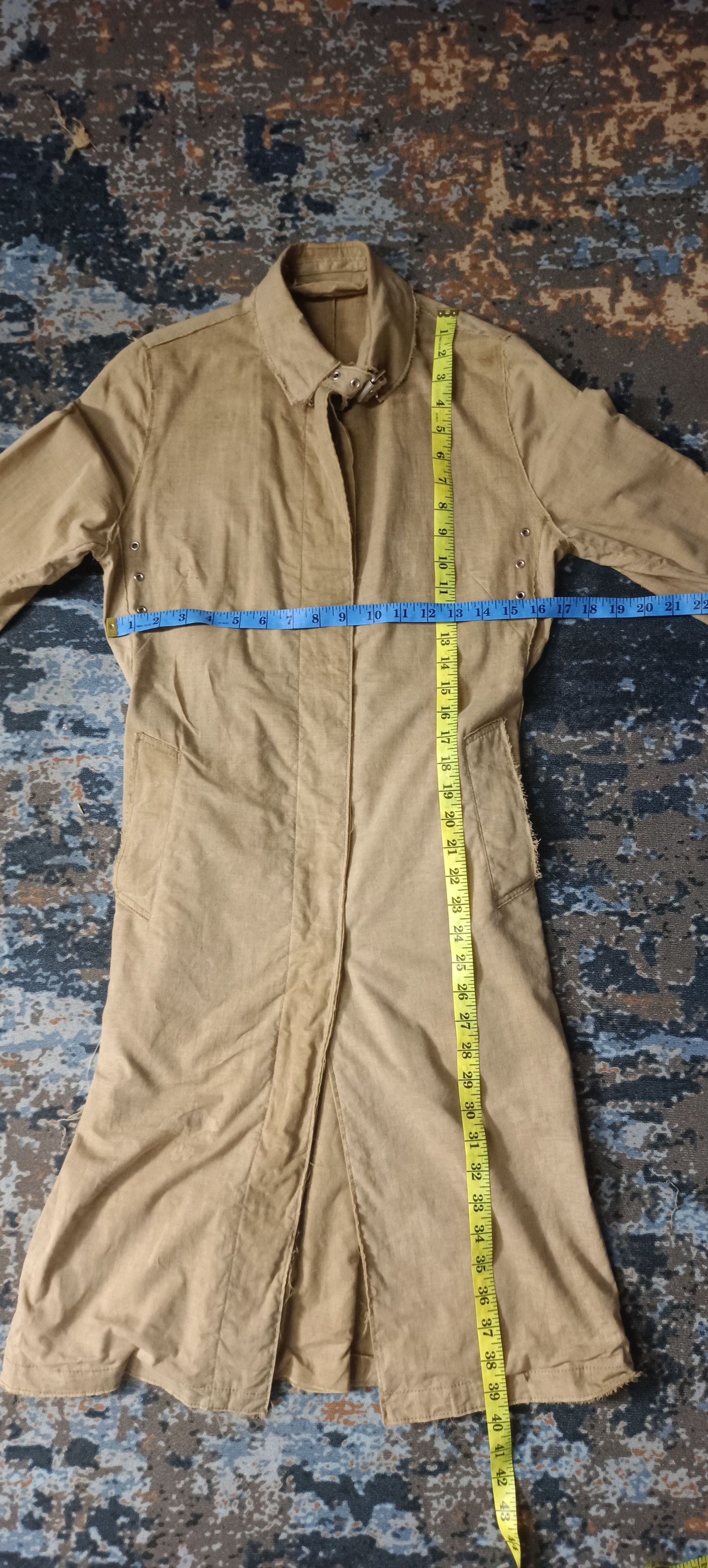 Burberry Design Rare 🔥Burberry Trench Coat design hairy thread Size US XS / EU 42 / 0 - 24 Thumbnail