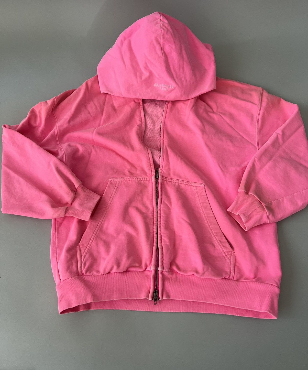 Balenciaga Balenciaga Paris Zip-Up Hoodie Size US XS / EU 42 / 0 - 7 Thumbnail