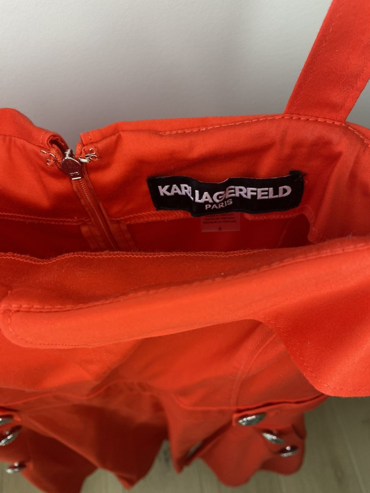 Karl Lagerfeld Karl Lagerfield red midi dress Size M / US 6-8 / IT 42-44 - 2 Thumbnail