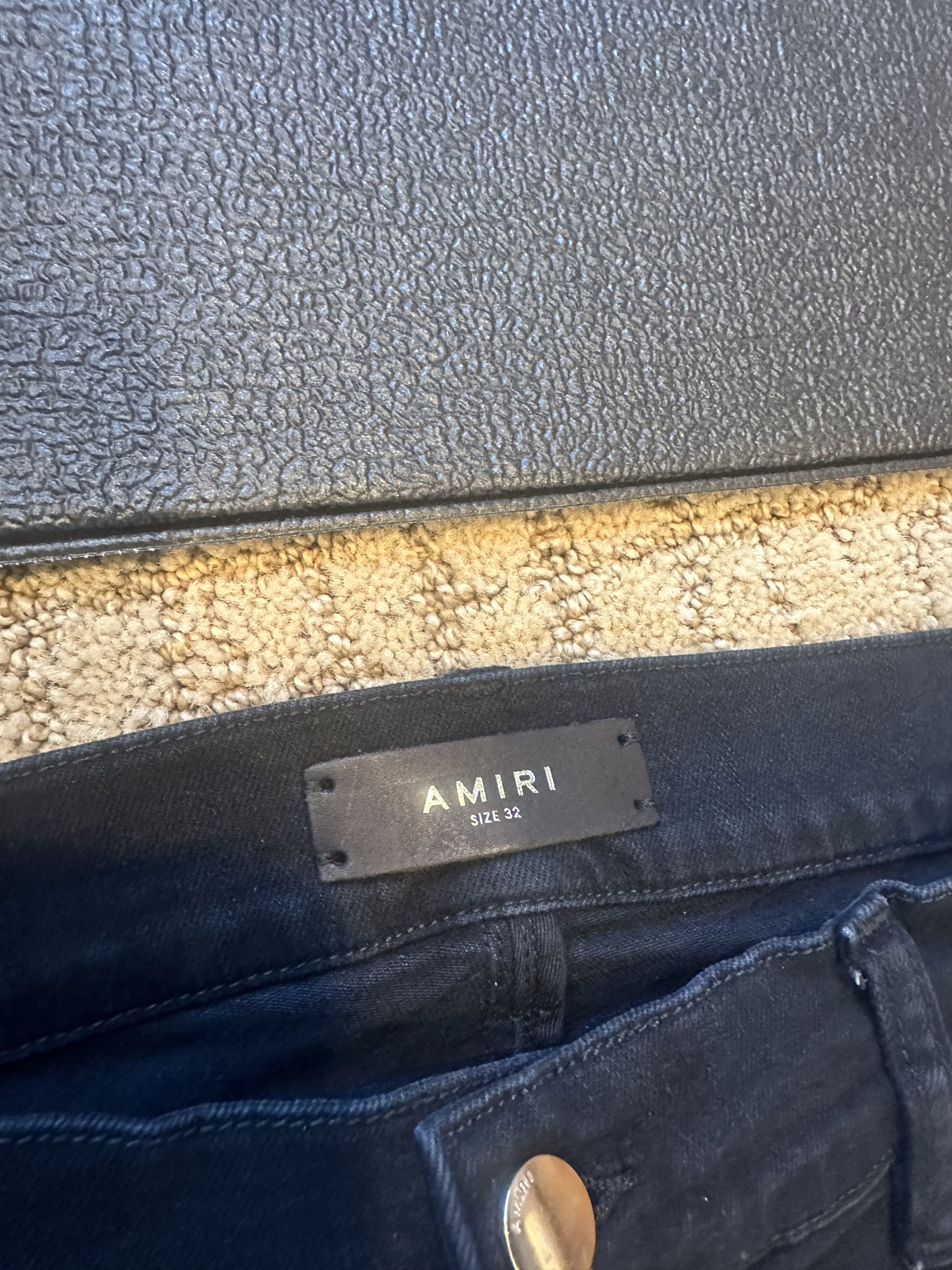 Amiri Amiri Leopard Black Jeans Size US 32 / EU 48 - 3 Thumbnail