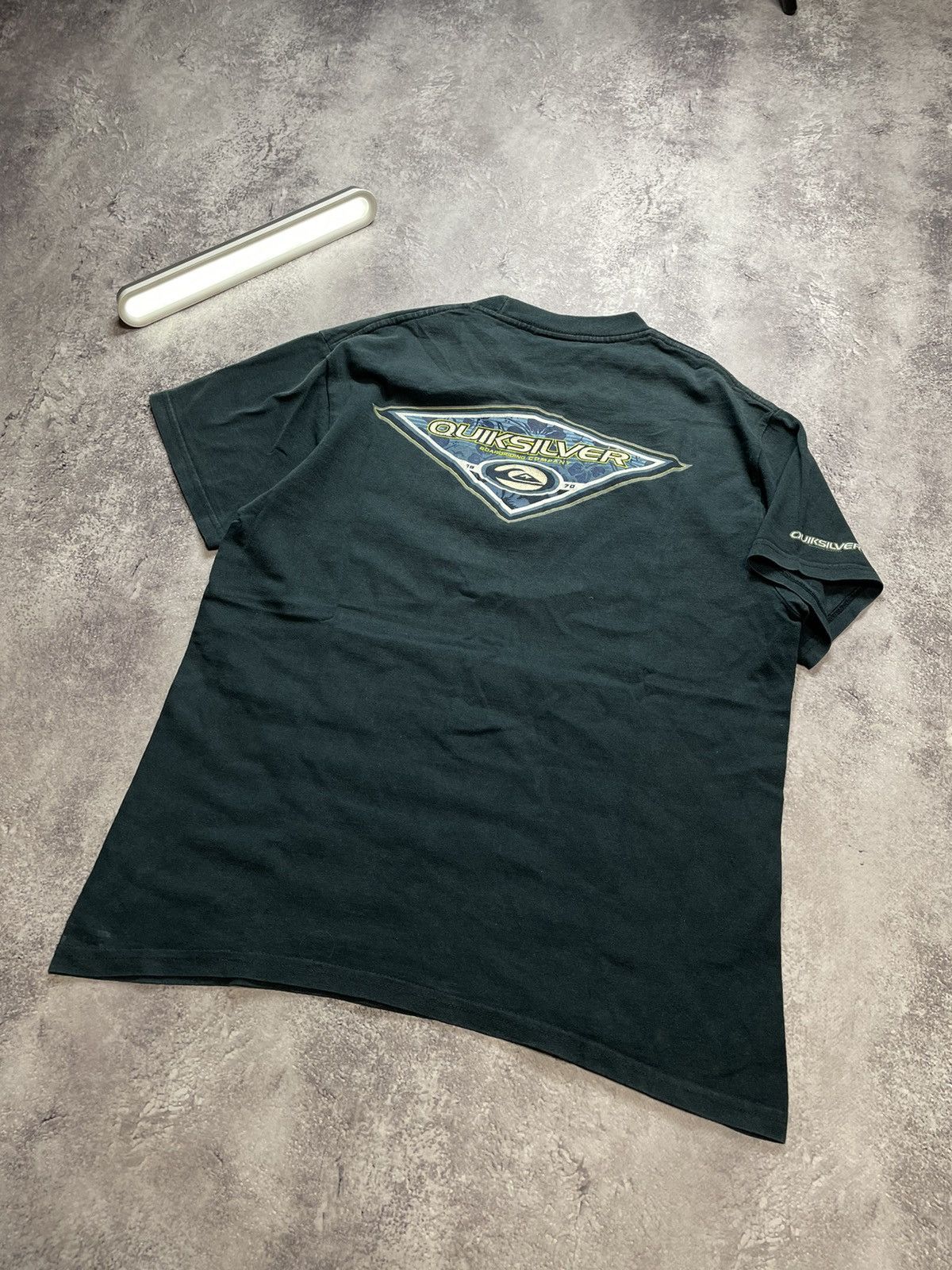 Quiksilver Vtg 90s Quiksilver Faded Surf Skate Single Stitch Tee M Size US M / EU 48-50 / 2 - 5 Thumbnail