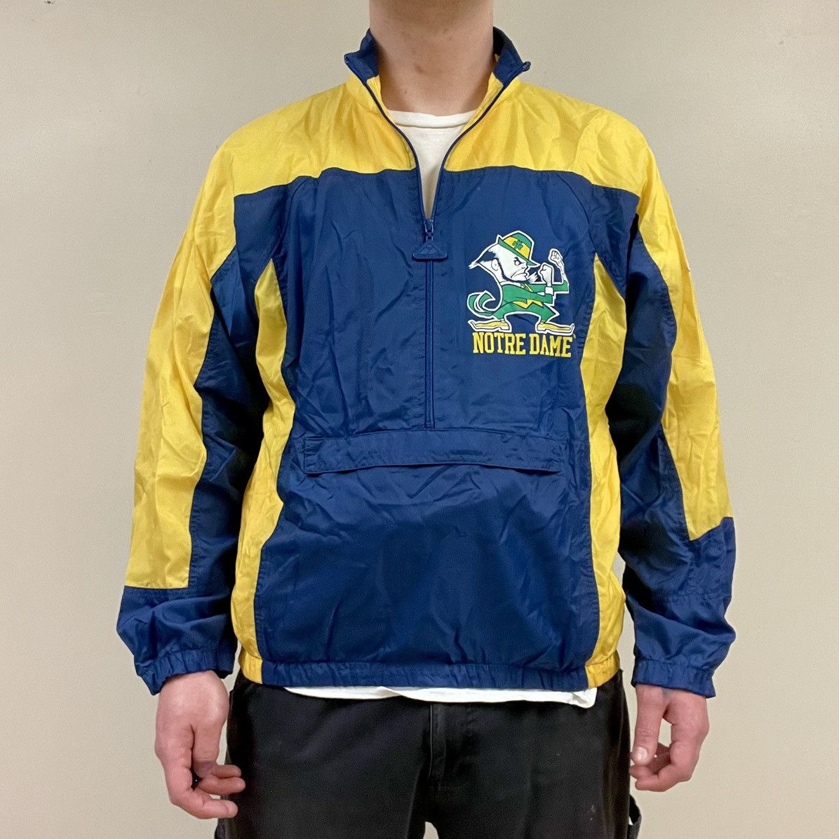 Apex One × Vintage Vintage Single Stitch Notre Dame Lightweight Windbreaker Size US M / EU 48-50 / 2 - 1 Thumbnail