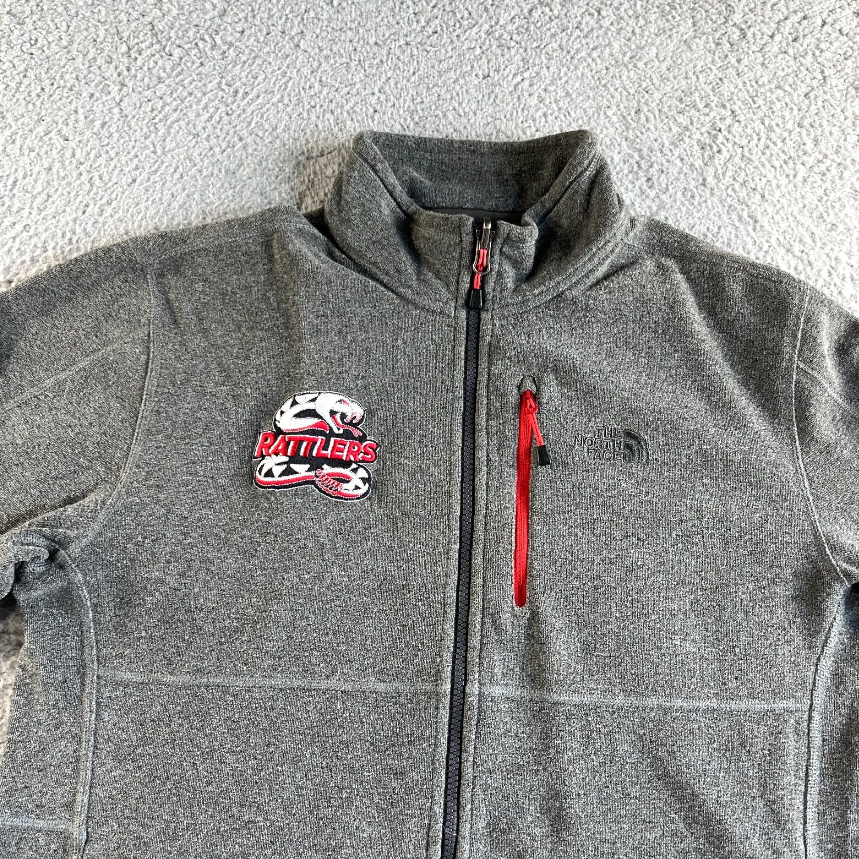 The North Face The North Face Jacket Mens Medium Gray Full Zip Fleece Polartec Classic Rattlers Athleisure Outdoor Sports Size US M / EU 48-50 / 2 - 2 Thumbnail