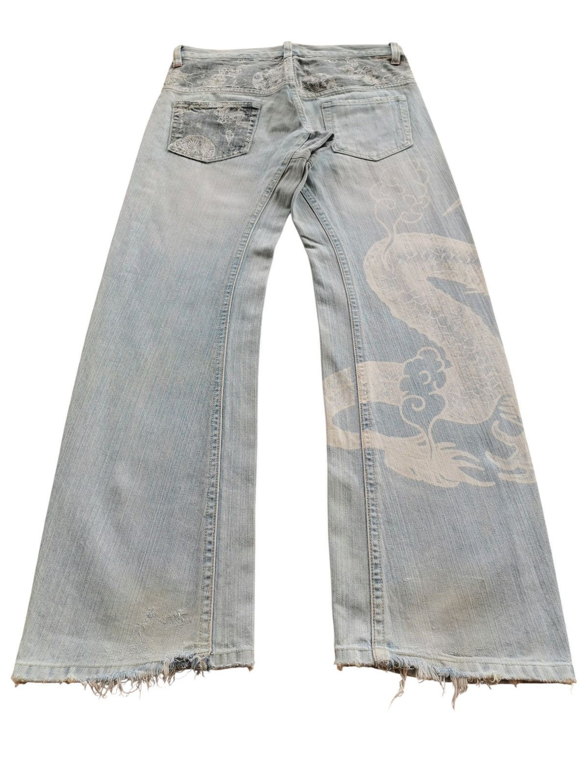 Karakuri Tamashii Vintage Karakuri Tamashi Dragon Japan Denim - 32”x31” Size US 32 / EU 48 - 5 Thumbnail