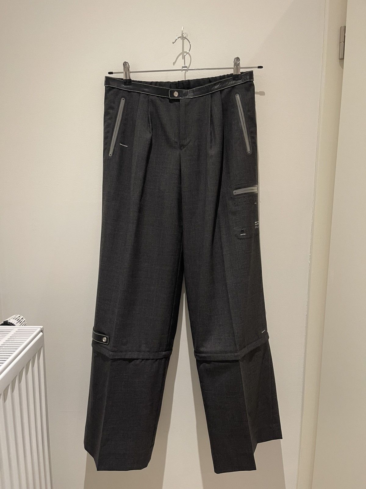 Undercover Undercover SS10 Less But Better Detachable Baggy Wool Pants Size US 30 / EU 46 - 2 Thumbnail
