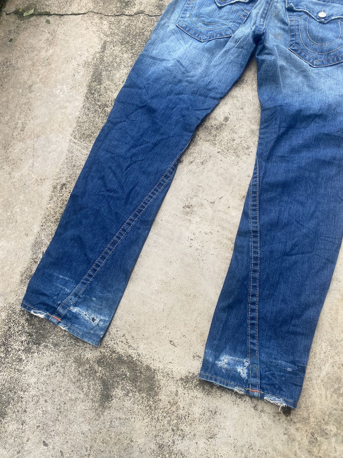 If Six Was Nine × Japanese Brand × True Religion True Religion Straight Cut Jeans Size US 37 - 19 Thumbnail