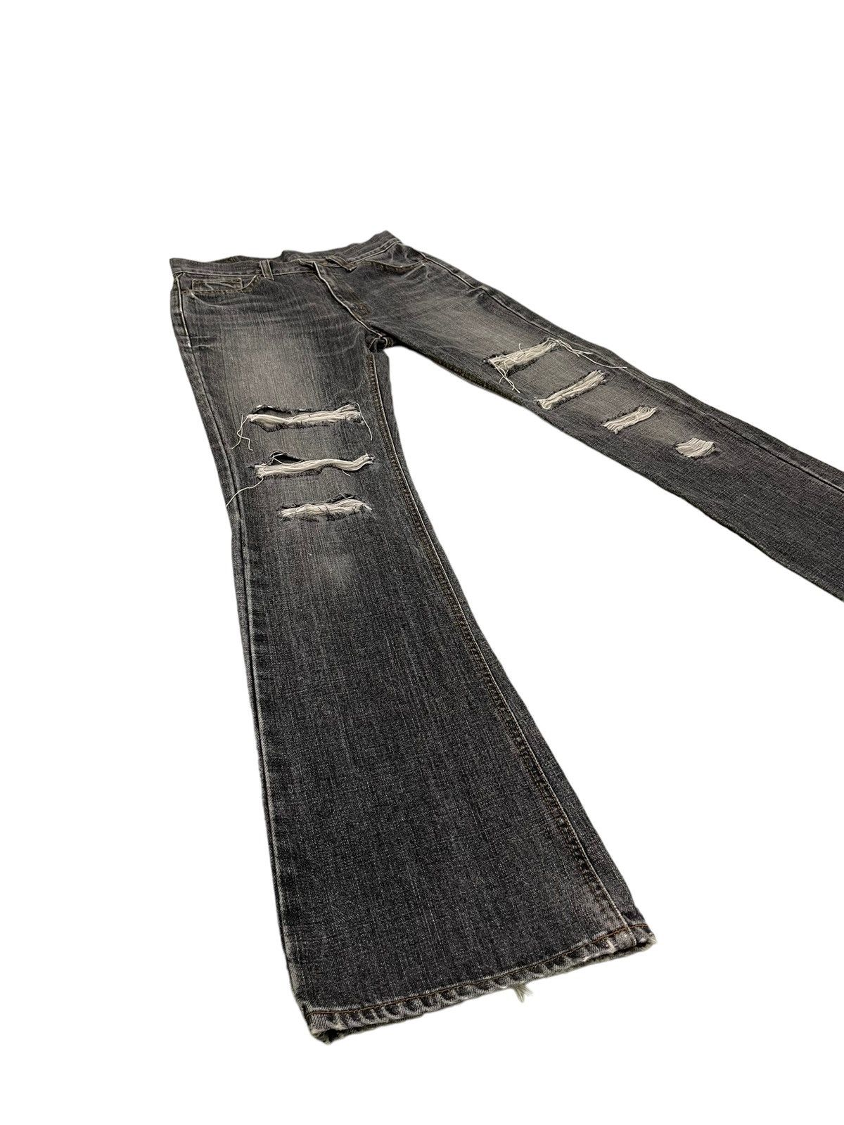 Flare Jeans Bobson Japan Faded Distress Boot Cut 6🟦2
