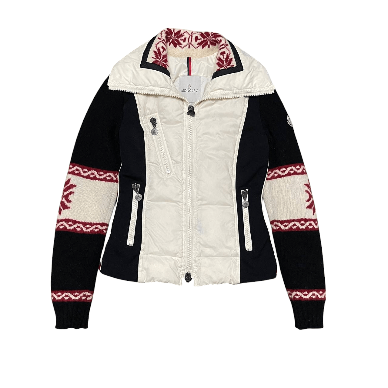 Moncler Moncler Knitted Sleeve Puffer Jacket Size S / US 4 / IT 40 - 2 Thumbnail