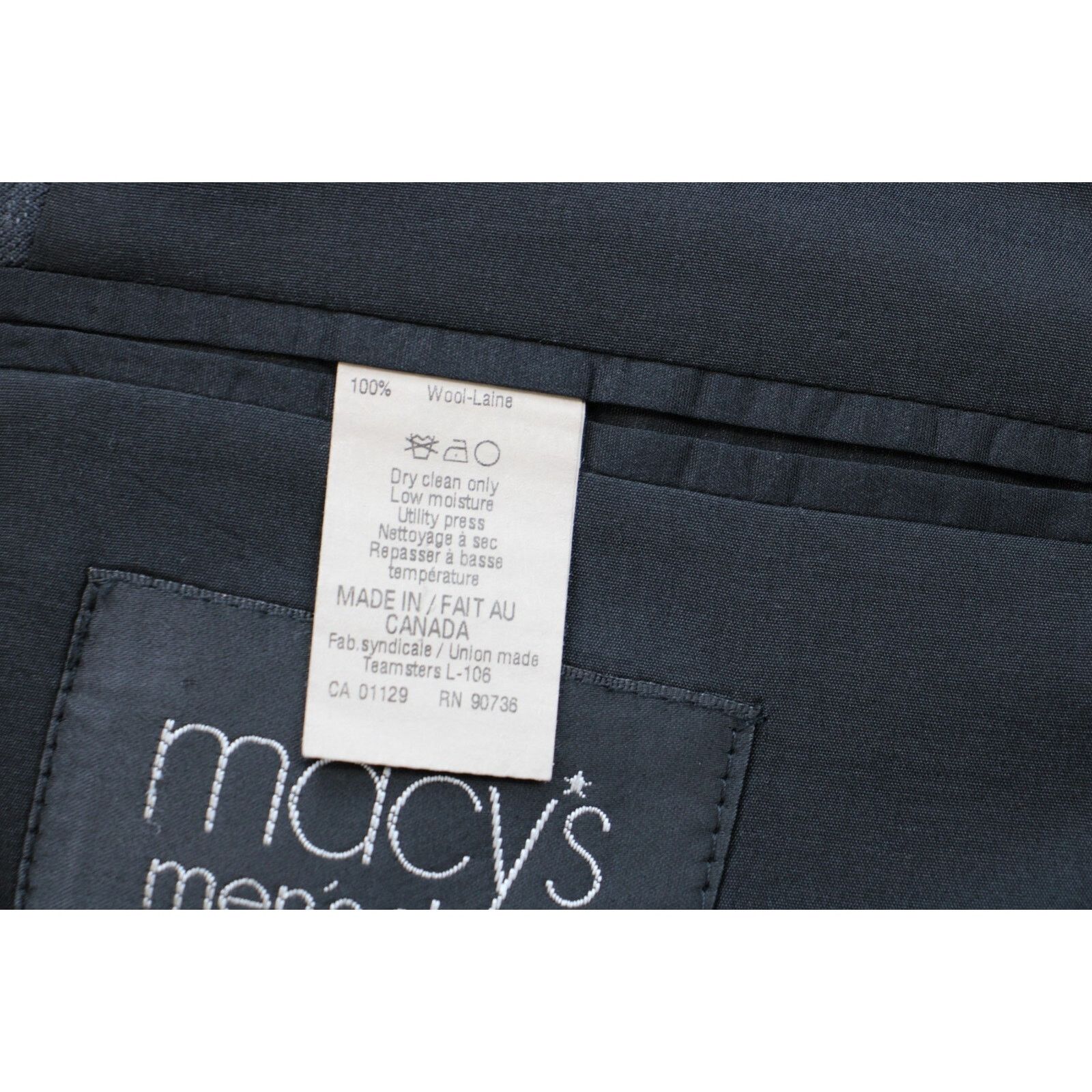 Lauren Ralph Lauren Lauren Ralph Lauren Blazer Mens 48R Gray Striped Wool Size 48R - 4 Thumbnail
