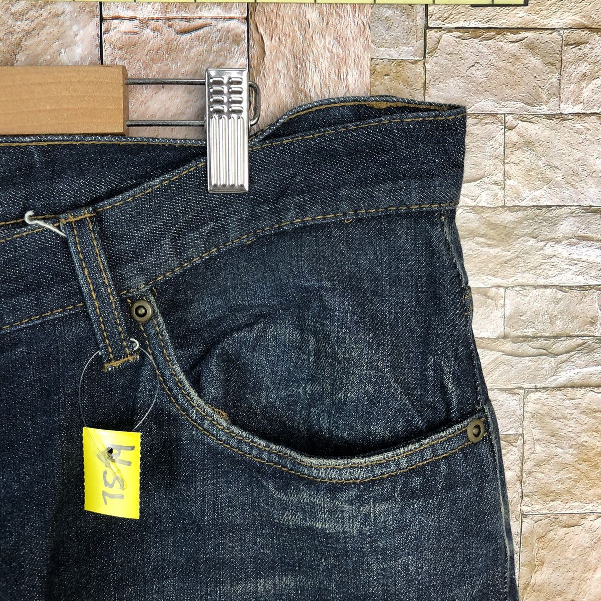 Japanese Brand Japanese Brand Blue Denim Pants #7579 Size US 37 - 9 Thumbnail