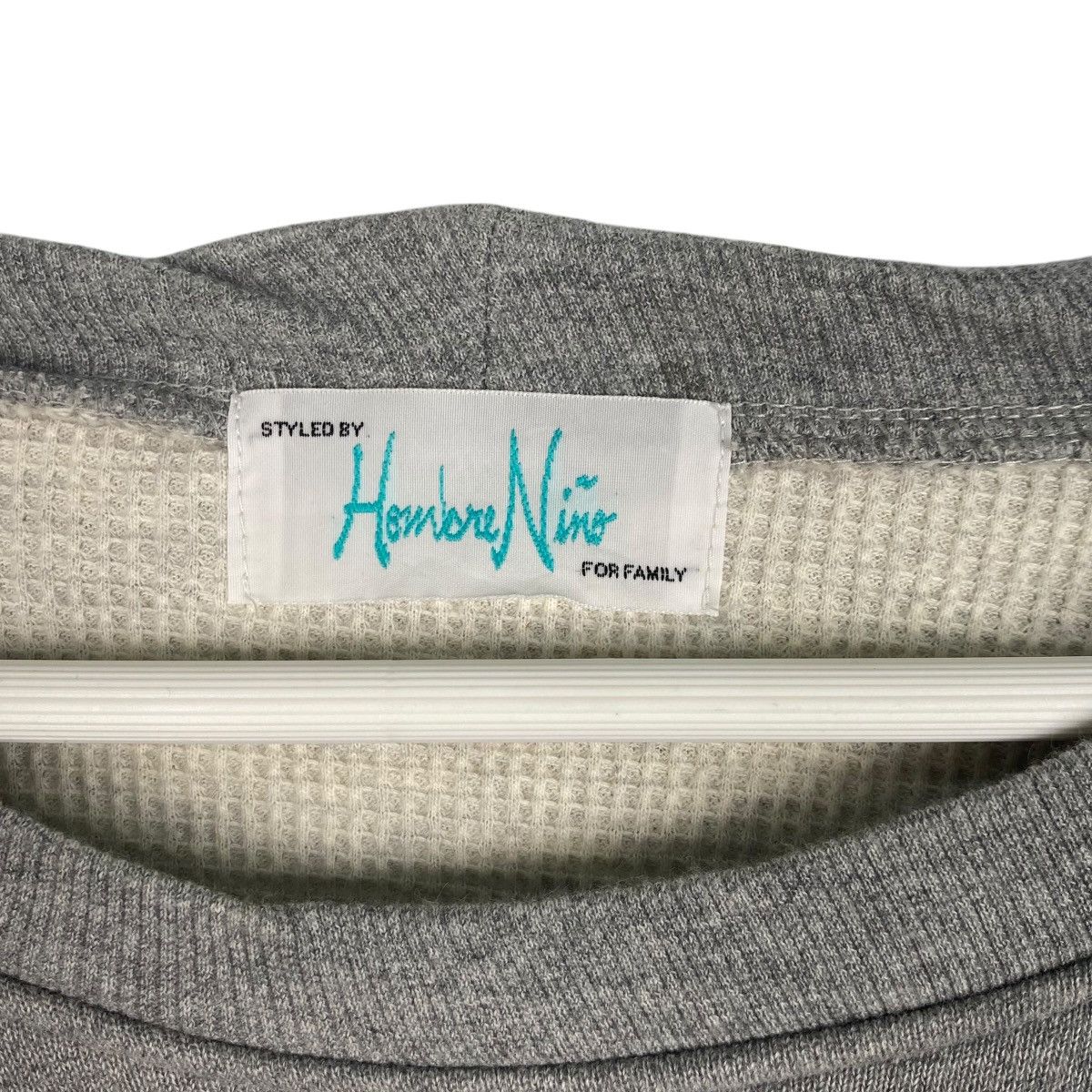 Hombre Nino × Vintage Vintage Hombre Nino Embroidered Crewneck Sweatshirt Gray Size US M / EU 48-50 / 2 - 8 Thumbnail