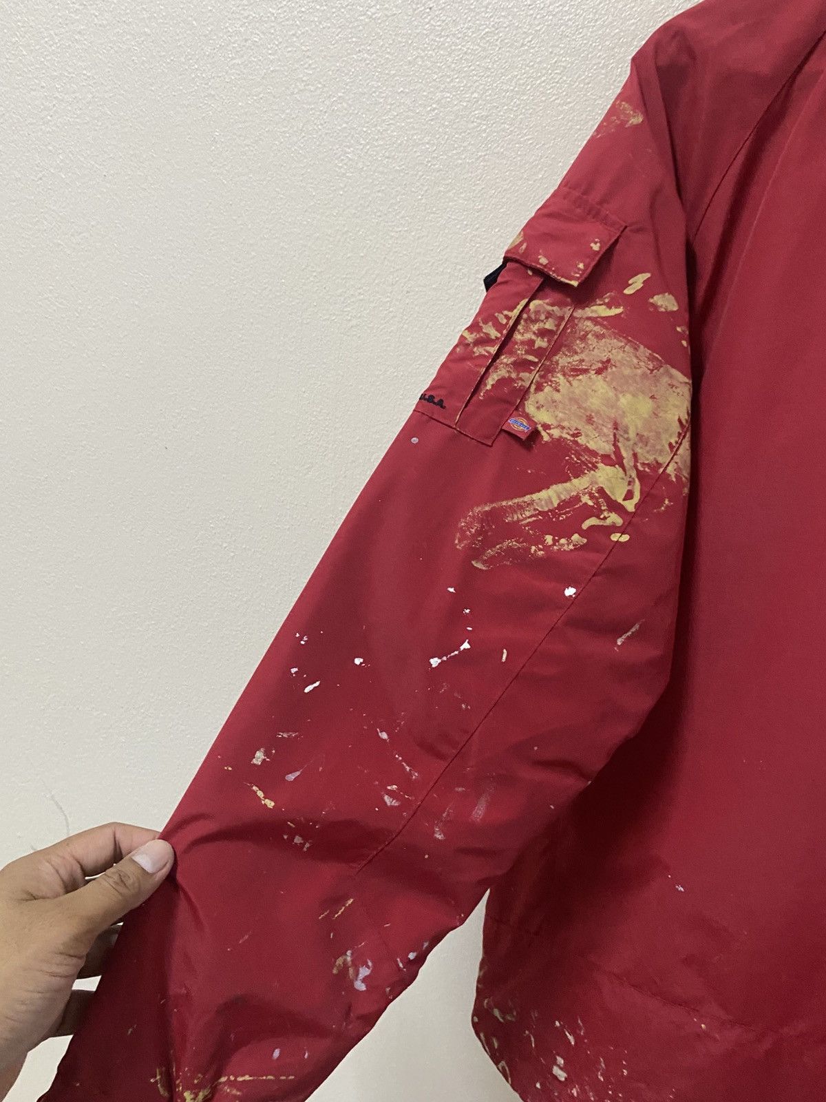Dickies Dickies Red Paint-Splatter Work Jacket – Distressed Graffiti Size US L / EU 52-54 / 3 - 12 Thumbnail