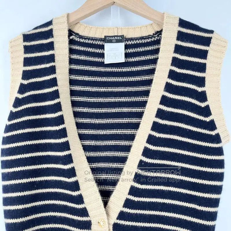 Chanel Chanel Color Block Women's Sweater . Size M / US 6-8 / IT 42-44 - 3 Thumbnail