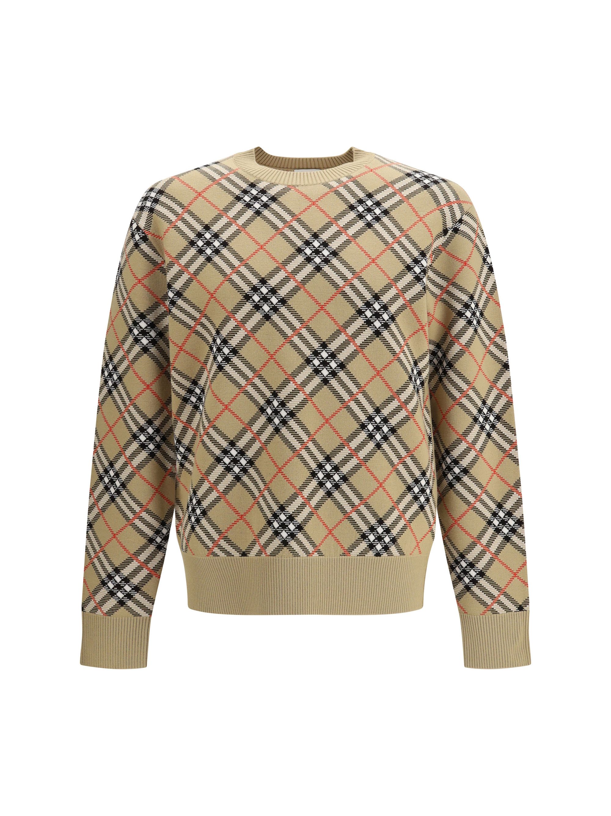 Burberry Wool Check Sweater Size US L / EU 52-54 / 3 - 1 Thumbnail