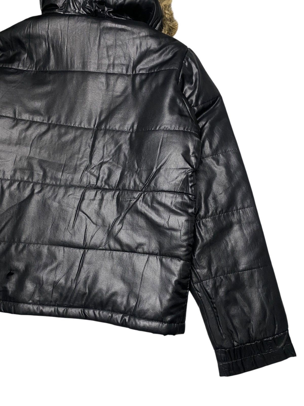 If Six Was Nine 2000's Mignon Fur Black Puffer Jacket Size US M / EU 48-50 / 2 - 11 Thumbnail