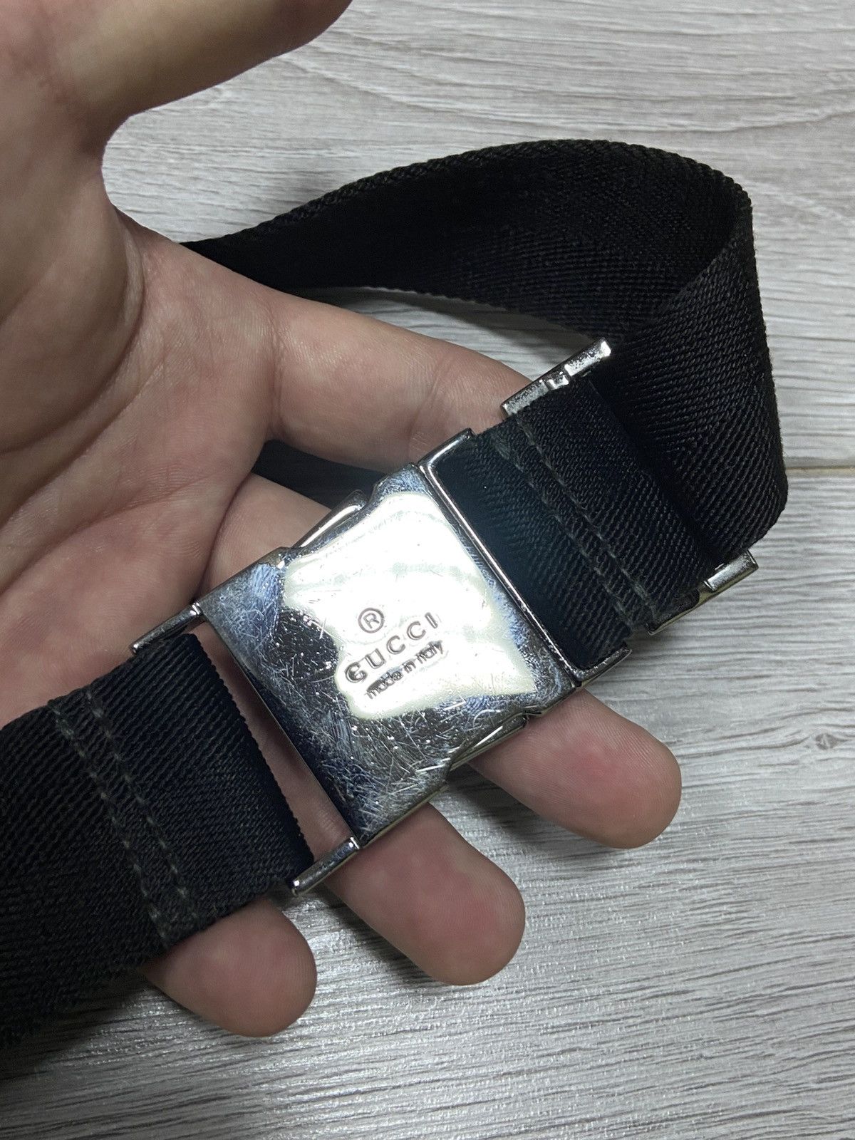 Gucci GUCCI Canvas Waist bag Black Size ONE SIZE - 7 Thumbnail