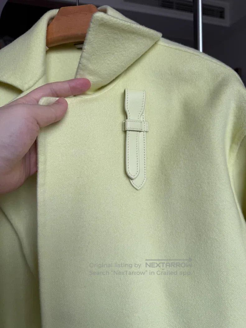 Hermes Hermes Short cashmere coat, cashmere Size XS / US 0-2 / IT 36-38 - 4 Thumbnail