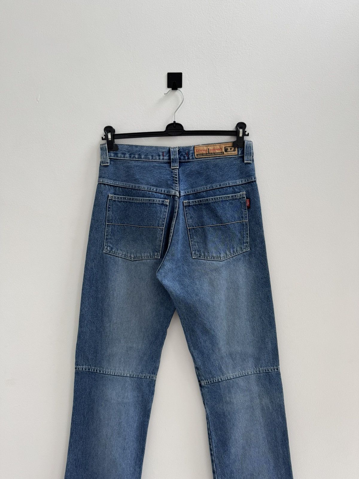Designer × Diesel × Japanese Brand vintage rare diesel double knee jeans Size US 33 - 12 Thumbnail