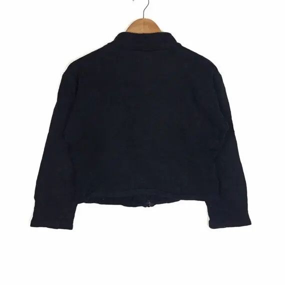 agnes b. Vtg AGNES B PARIS French Designer Crop Tops Sweater Jacket Size M / US 6-8 / IT 42-44 - 4 Thumbnail