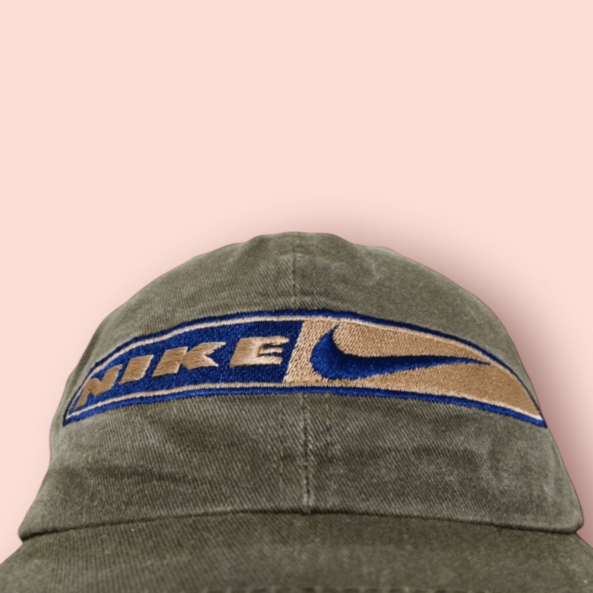 Nike VINTAGE NIKE EMBROIDERED SWOOSH STRAPBACK Size ONE SIZE - 2 Thumbnail