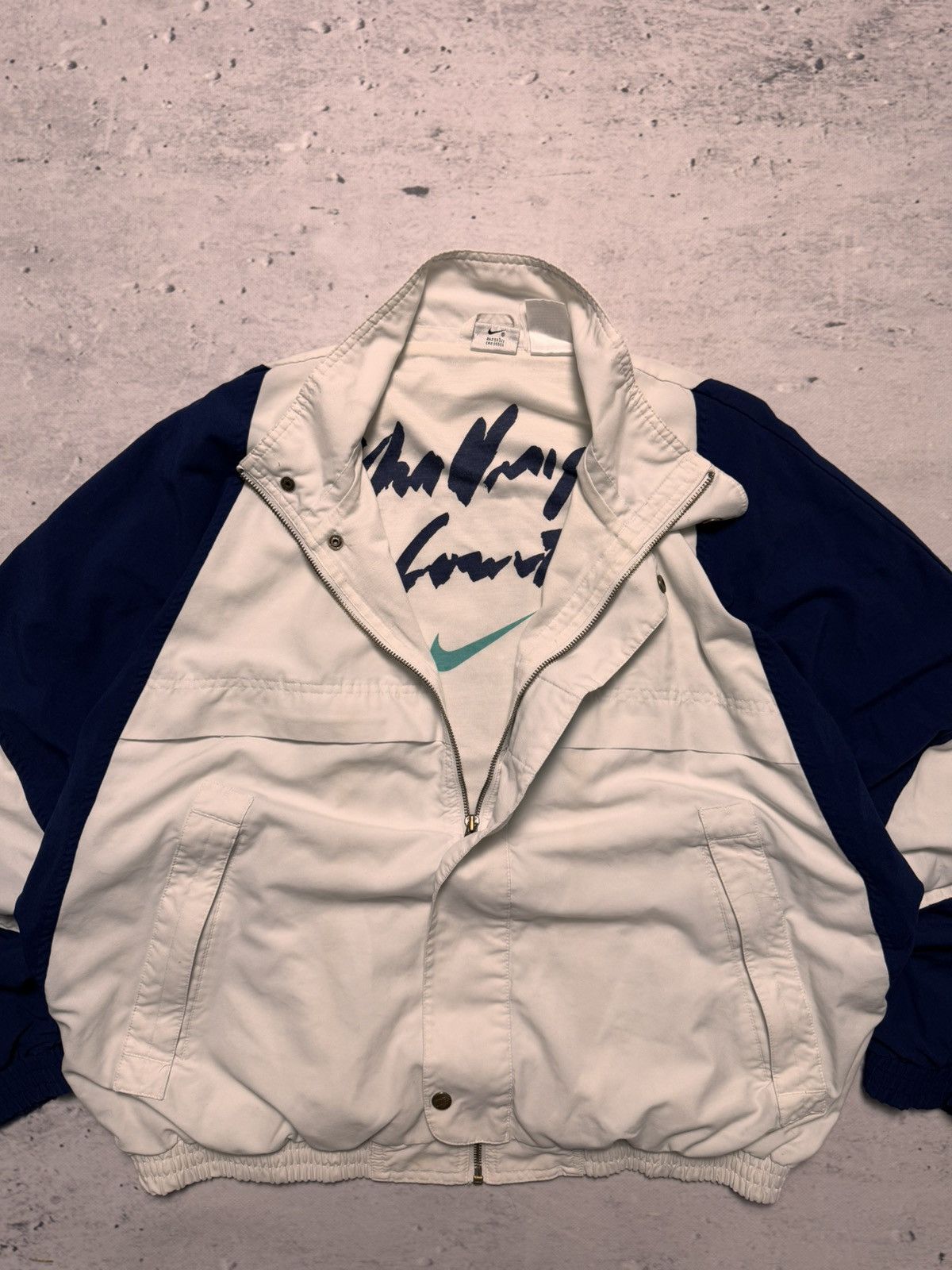 Nike × Nike ACG NIKE CHALLENGE COURT VINTAGE BASI LOGO OVERSIZE LIGHT JACKET Size US L / EU 52-54 / 3 - 6 Thumbnail