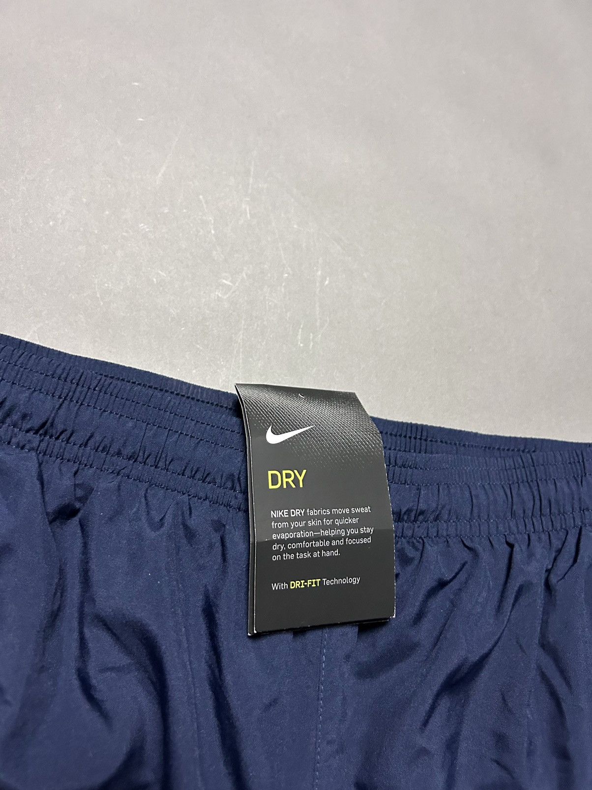Nike × Vintage Nike navy nylon track pants small swoosh drill Y2K Size US 36 / EU 52 - 3 Thumbnail