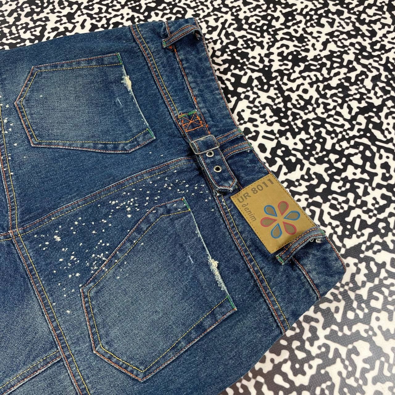 Japanese Brand Vintage Y2K Japanese Flared Denim Retro Mini Skirt 90s Size 28" / US 6 / IT 42 - 13 Thumbnail