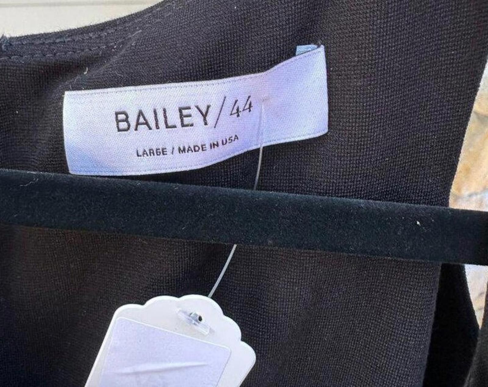 Designer Bailey 44 Womens Black Cold Shoulder Dress Size L Size L / US 10 / IT 46 - 3 Thumbnail