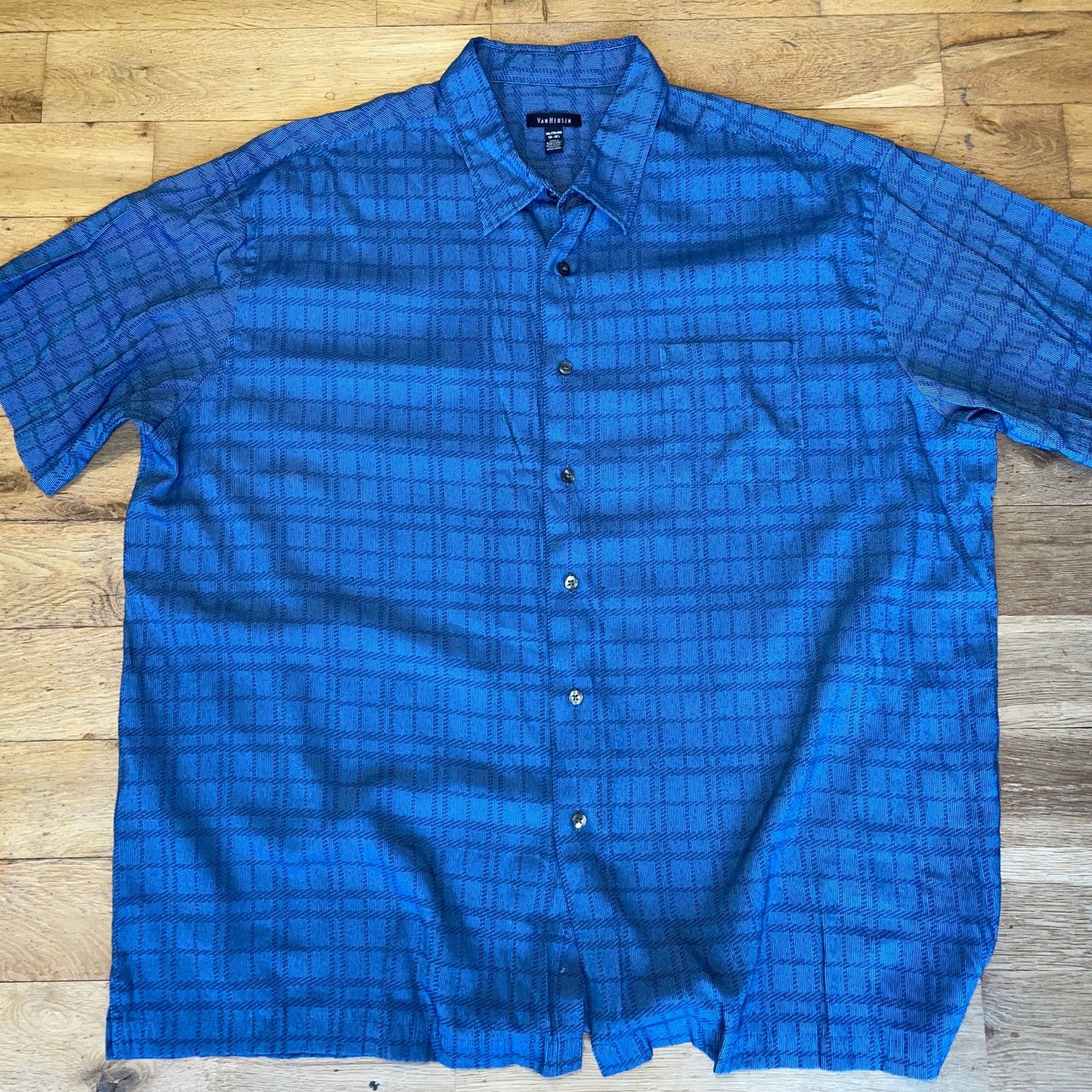 Van Heusen × Vintage Van Heusen Men's Elegant Shirt Summer Rayon Size 2 Xl - New Size US XXL / EU 58 / 5 - 1 Thumbnail