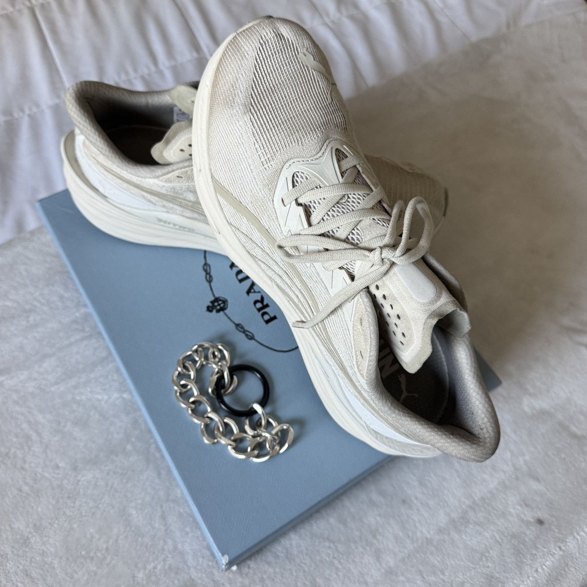 Puma Puma White Sneakers w/ Prada Box Size US 10 / EU 43 - 5 Thumbnail
