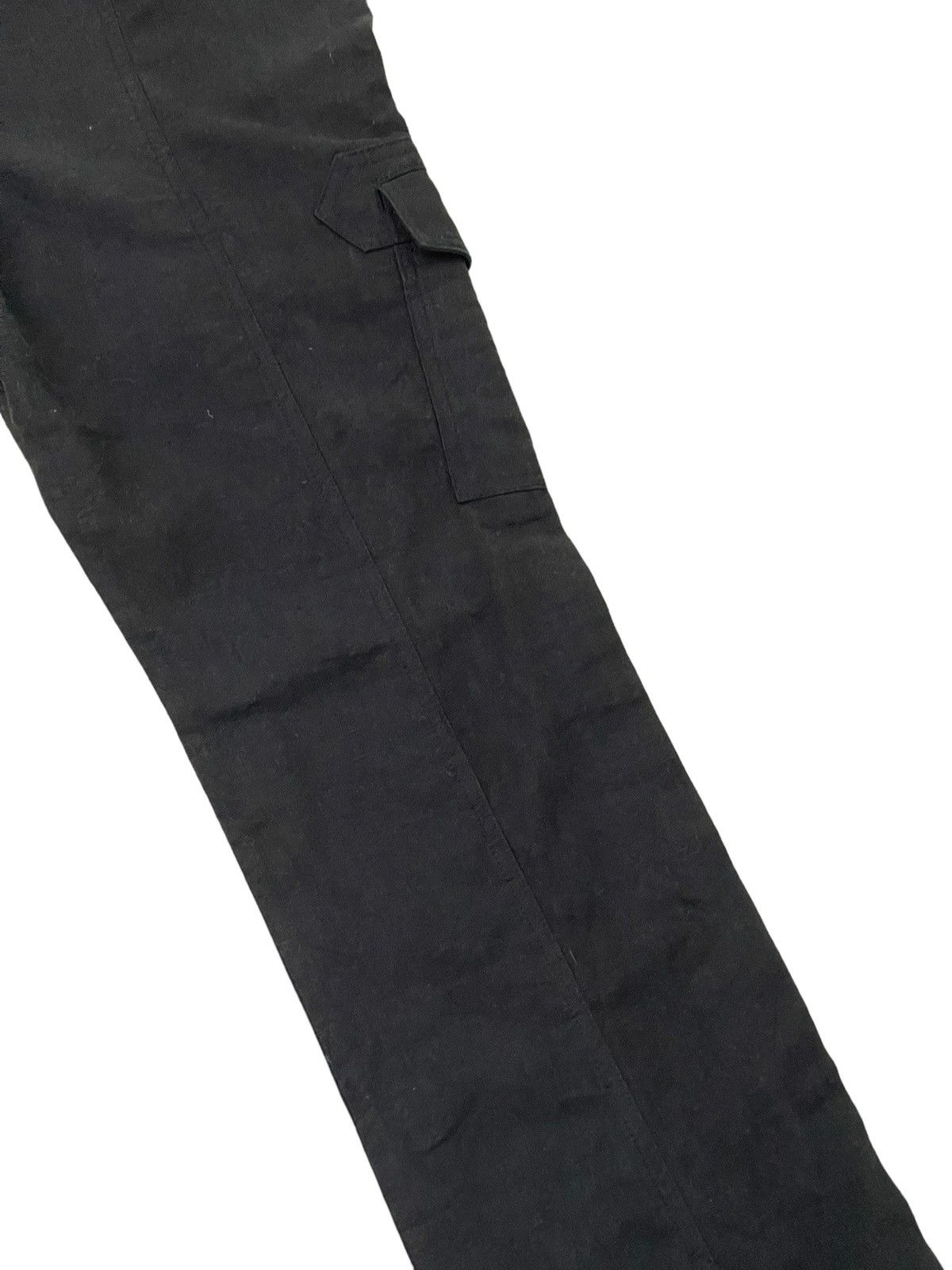 Japanese Brand Slight Flare Cargo Tornado Mart Slim Low Rise Boot Cut 7🟦7 Size US 29 - 17 Thumbnail
