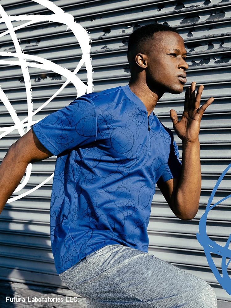 Futura × Uniqlo 2021 Futura x Uniqlo Running Half Zipper Jersey Size US M / EU 48-50 / 2 - 1 Thumbnail