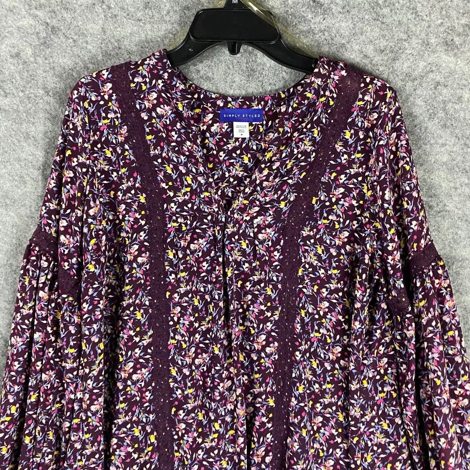 Other Simply Styled Blouse Medium Women's Pullover NWT Polyester M Size M / US 6-8 / IT 42-44 - 2 Thumbnail