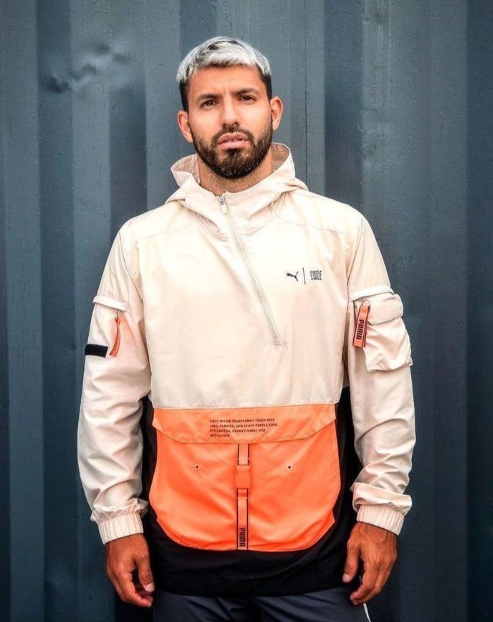 Puma NEW PUMA x FIRST MILE Windcell Utility Jacket Tapioca Size US XL / EU 56 / 4 - 6 Thumbnail