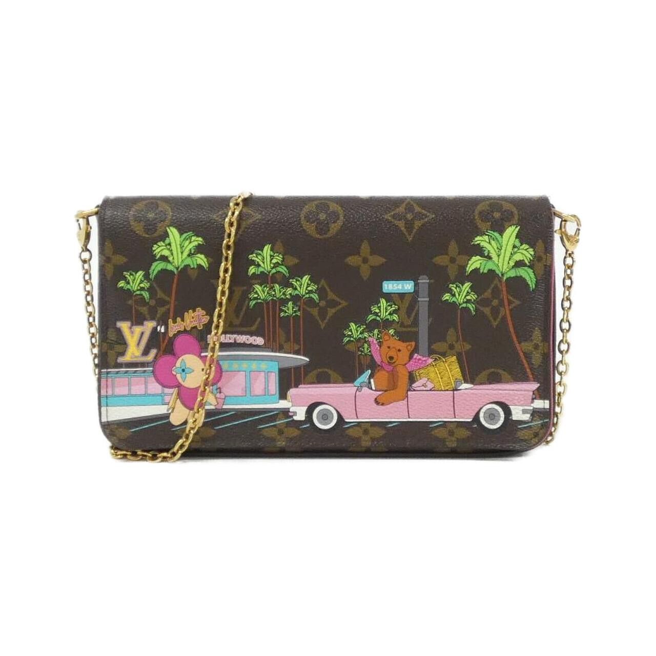 Louis Vuitton Louis Vuitton Louis Vuitton Pochette Felicie Monogram Shoulder Bag Limited Textile Shoulder Bag M80859 DUTY FREE for USA Size ONE SIZE - 1 Thumbnail