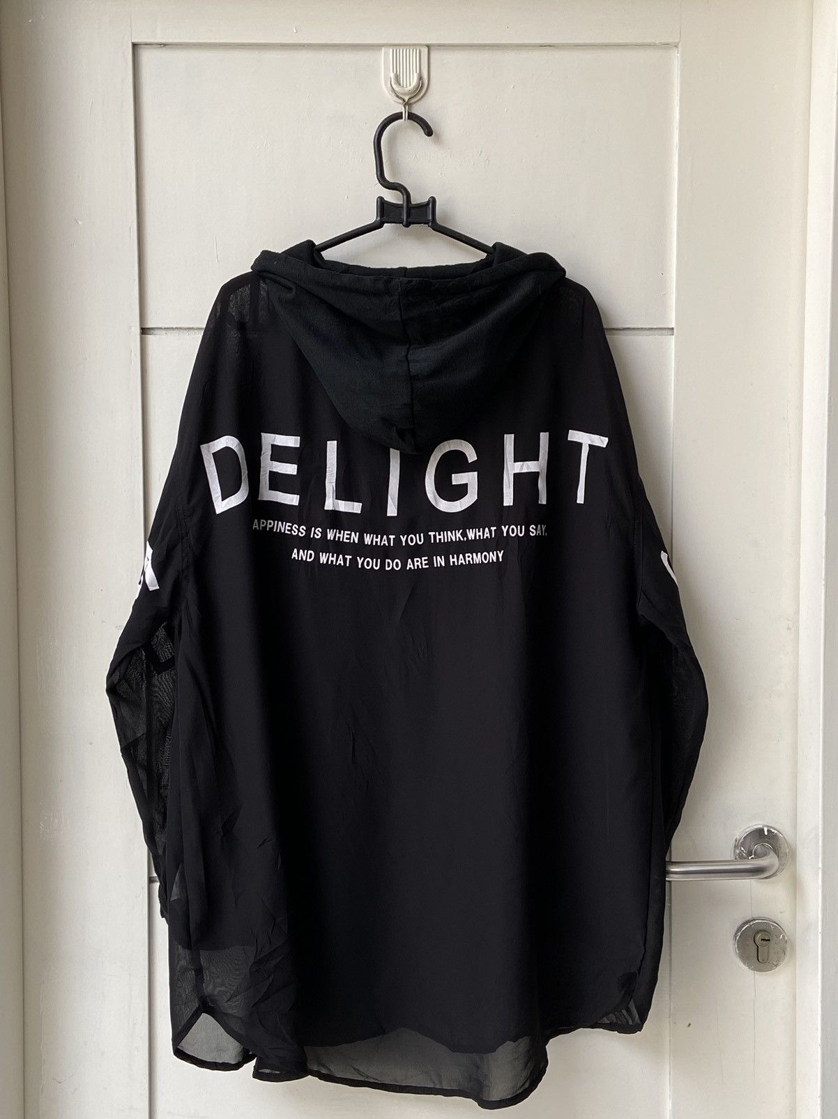 Designer × Japanese Brand GALYGE Black Mesh Hoodie/Shirt Size US XL / EU 56 / 4 - 14 Thumbnail